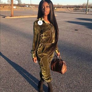 Velvet vixen jumpsuit